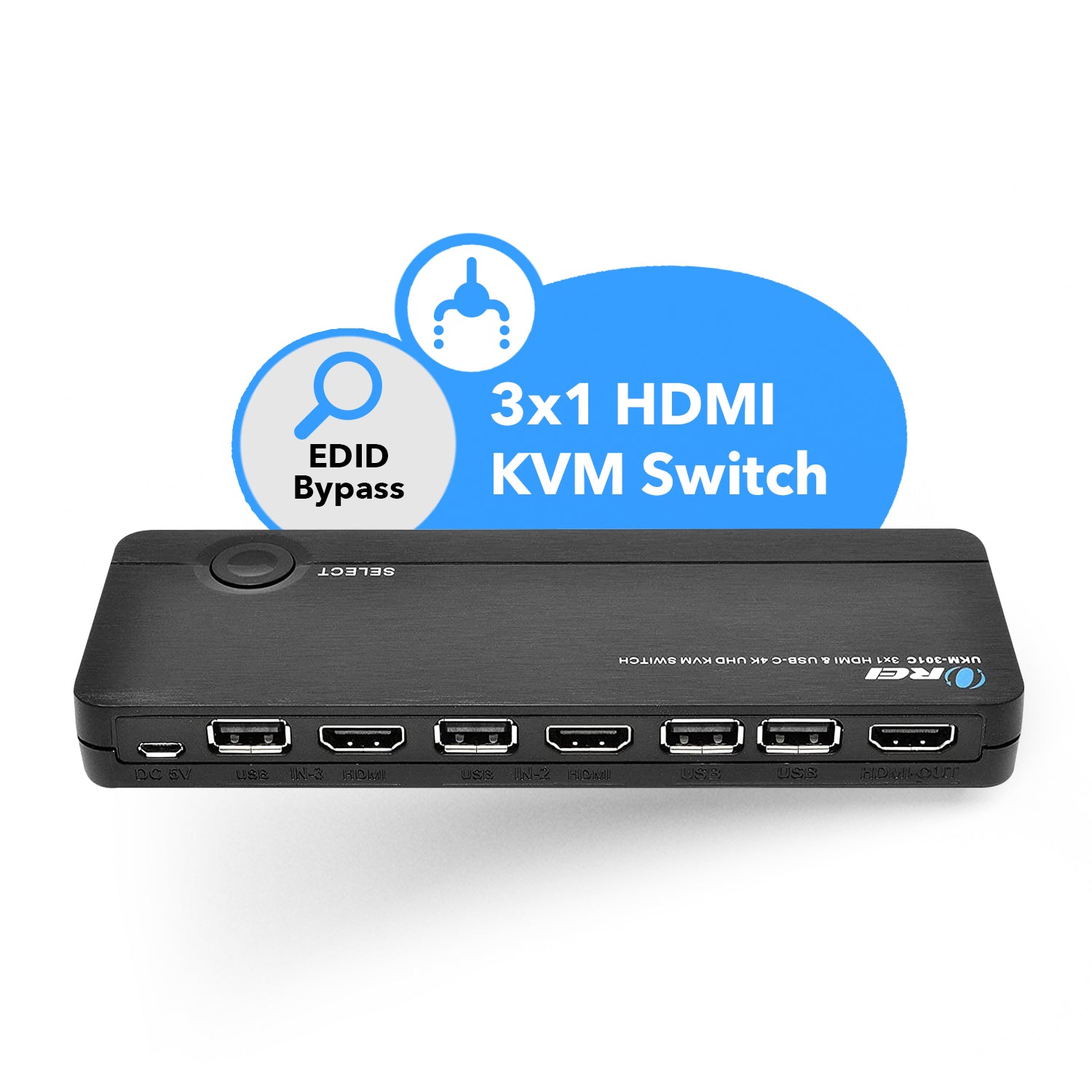 KVM Switch, KVM Switch HDTV, USB KVM Switch For 2 Computers Sharing One HD  Monitor And Keyboard Mouse, Support 4K@60Hz, 2 HDTV Cables And 2 USB Cables