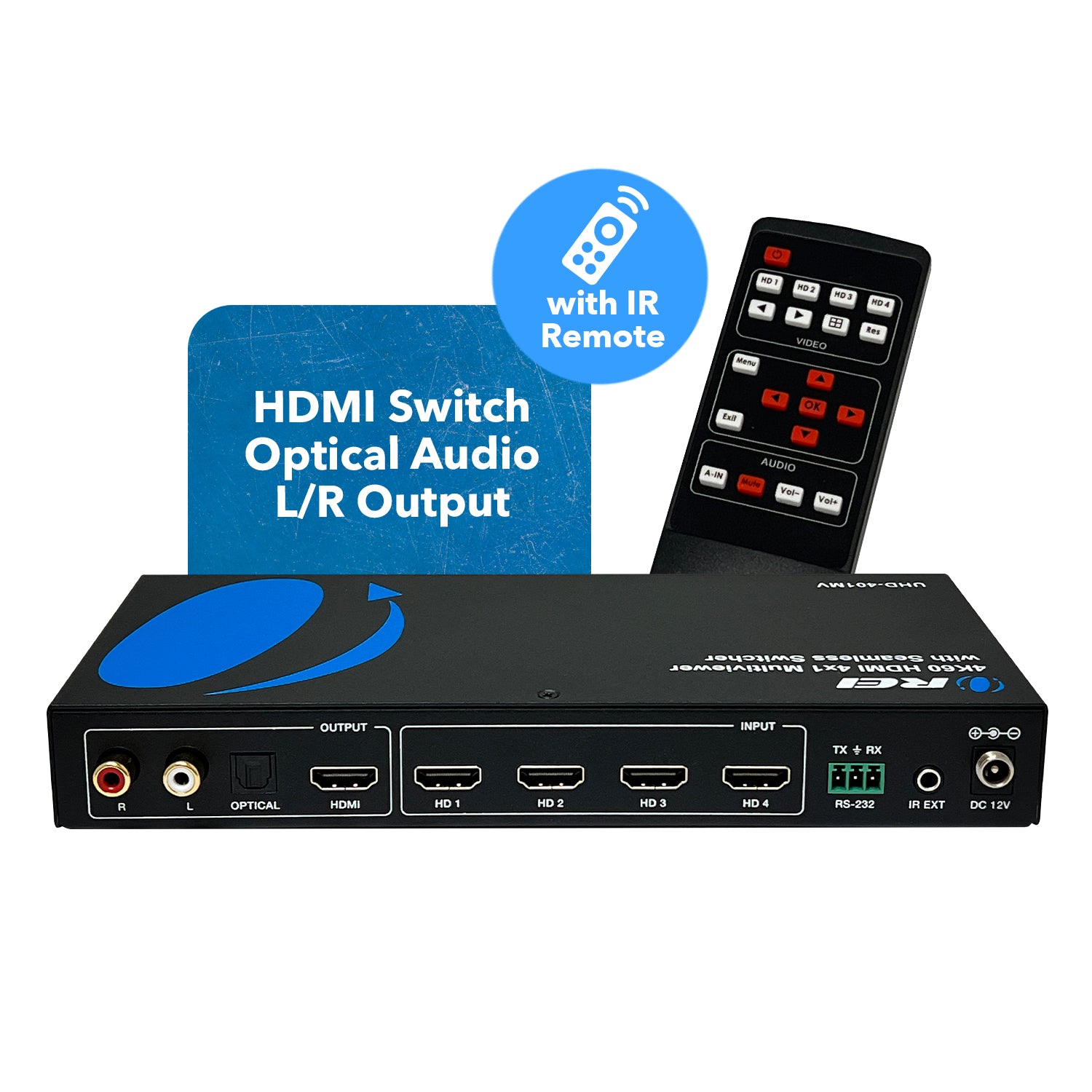 Commutateur KVM HDMI HYFAI 4K 4x1 Quad Multi Viewer 4 in 1 OUT KVM  processeur écran MultiViewer sans interruption pour clavier PC Share Mouse  4