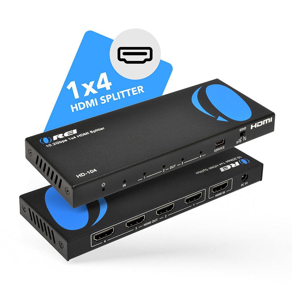 HDMI Splitter: 1-in 4-out (HD-104) OREI