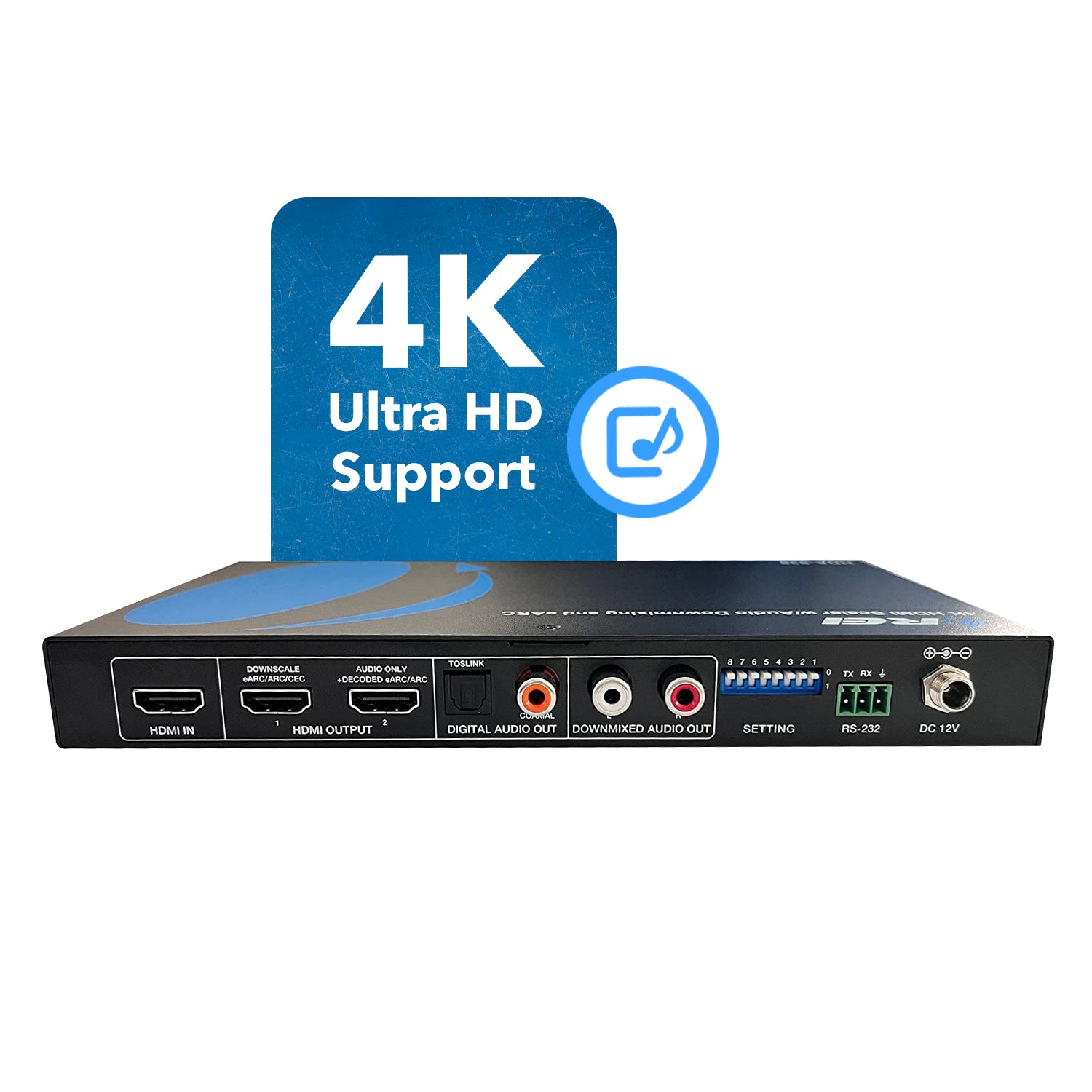 4K HDMI Audio Extractor Splitter, avedio links 1080P HDMI to HDMI Audio  Converter + Optical Toslink SPDIF + RCA L/R Stereo Analog Audio, HDMI Audio